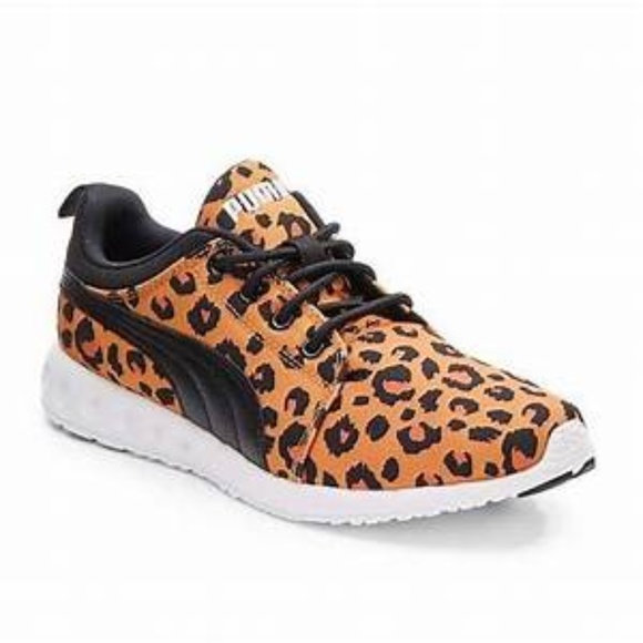 puma women's leopard shoes